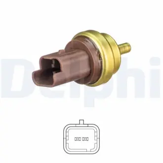 Датчик температури охолоджуючої рідини Citroen Berlingo/Peugeot Partner 1.6 16V 08- DELPHI TS10477
