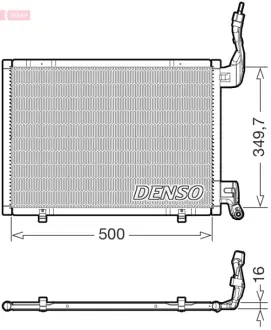Радиатор кондиционера DENSO DCN10064