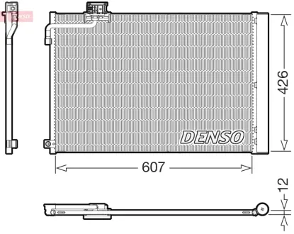 Радиатор кондиционера DENSO DCN17064