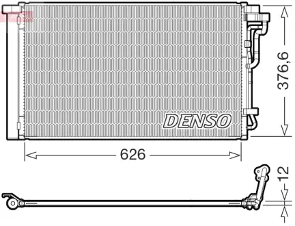 Радиатор кондиционера DENSO DCN41026