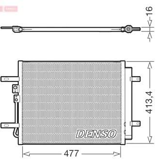 Радиатор кондиционера DENSO DCN41029