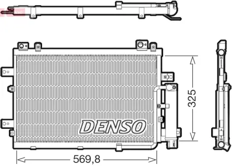 Радиатор кондиционера DENSO DCN41030