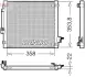 Радиатор кондиционера DENSO DCN99081 (фото 1)