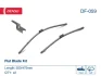 Щітка склоочисника безкаркасна передн (2шт) Flat Blades 550/475мм MERCEDES GLK (X204) JEEP RENEGADE 06.08- DENSO DF059 (фото 1)