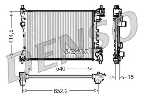 Радіатор охолодження DENSO DRM01005