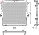 Радіатор охолоджування DENSO DRM10118 (фото 1)