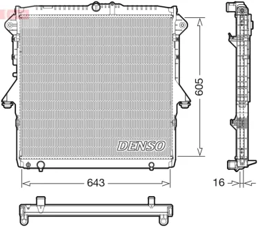 Радіатор охолоджування DENSO DRM10118