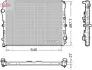 Радіатор охолодження DENSO DRM17116 (фото 1)