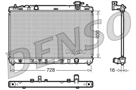 Радіатор охолодження DENSO DRM50041