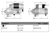 Стартер (12В, 2,5кВт, новий із заставою) CITROEN JUMPER I, JUMPER II, JUMPER III FIAT DUCATO PEUGEOT BOXER 2.0D-3.0D 10.97- DENSO DSN3013 (фото 3)
