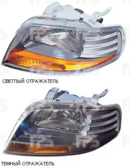 Фара головного света левая сторона Av2 T200 SDN (поворот в фаре) DEPO FP 1703R5-E
