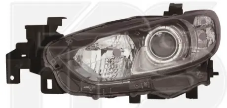 Фара головного света левая сторона EL H11+H15 Mazda6 13-16 и 16- DEPO FP 4422R1-E