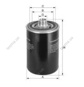 Fuel filter, Spin-On. Фильтр топливный, накручиваемый DEUTZ-FAHR 1181691 (фото 1)