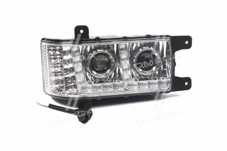 Фара КАМАЗ Євро 6520, 6511, 4308 LED с ДХВ правая н/зр <ДК> DK 313775LED