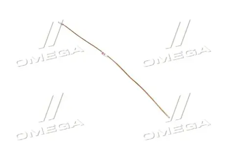 Трубка тормозная ГАЗ 3302,2705 (медь) (задн.разводка правая) L=885, М10х1,25 <ДК> DK 3302350604001