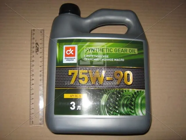 Масло трансмисс. <ДК> SAE 75W-90, API GL-5 (Канистра 3л) DK 41071001562 (фото 1)