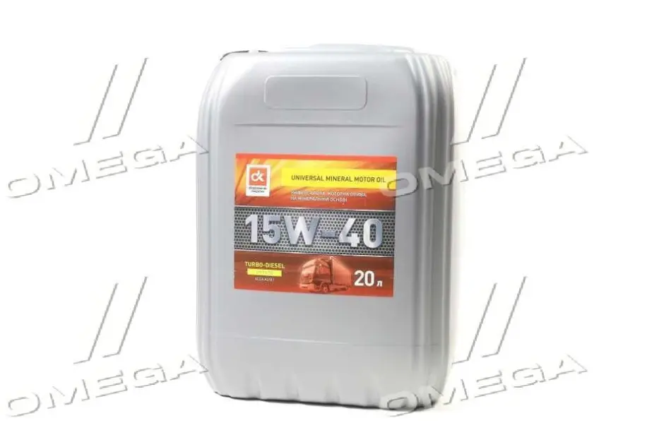 Масло моторн. ДК 15W-40 TURBO-DIESEL SG-CD (Каністра 20л-18кг) DK 41071001567 (фото 1)