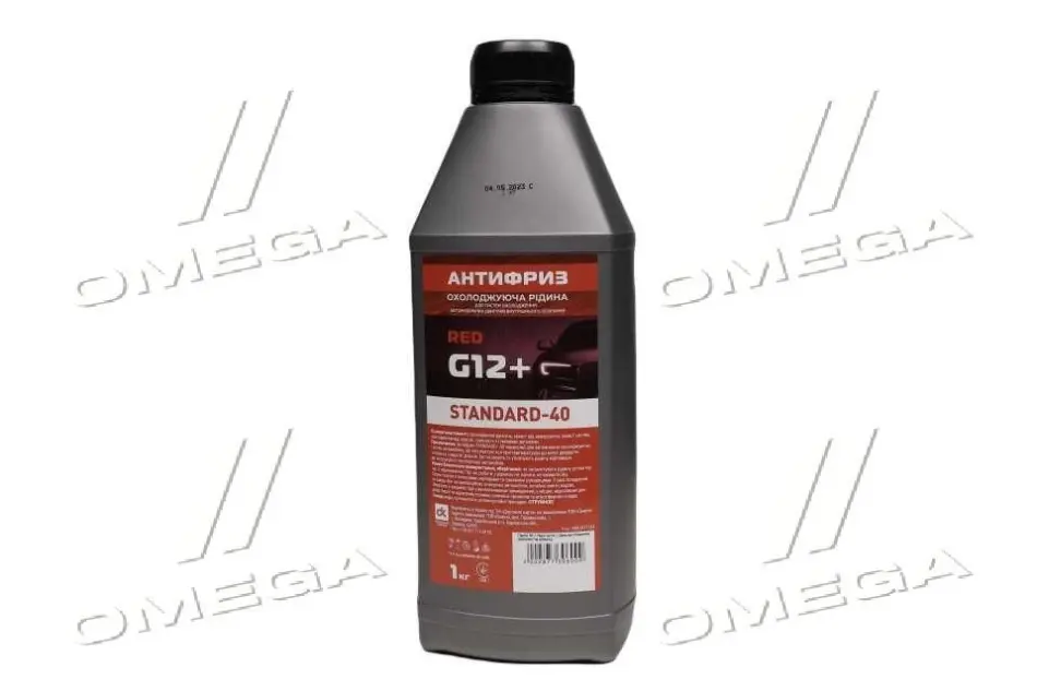 Рідина охолоджувальна, антифриз, Standard-40, червоний, -40, готовий, 0.8л DK 4802877306 (фото 1)