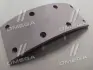 Накладка гальм. ГАЗ 3307, 3309, 53 пров. корот. свердл. (200х80) <ДК> DK 513502105 (фото 1)
