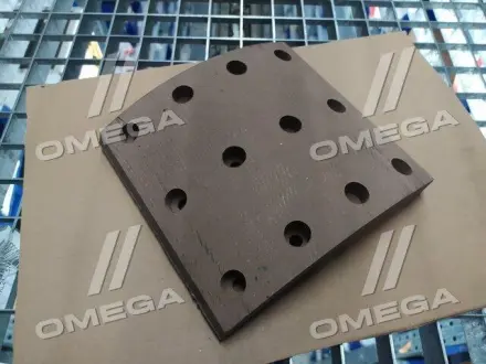 Накладка гальм. КамАЗ-6520 ЄВРО свердл. R0 15-18 ДК DK 65203501105