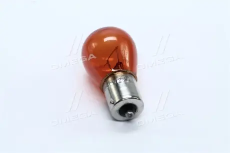 Лампа покажчиків поворотів і стоп-сигналів помаранчева BA15s Amber 12V P21W <ДК> DK DK12V21WBA15SAMBE