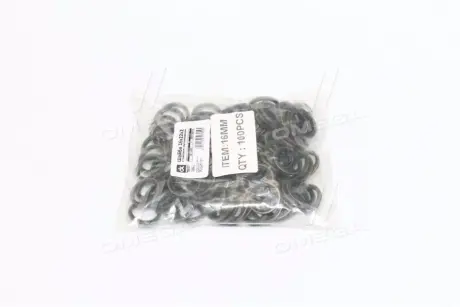 Шайба 16х22х2 с резиновым упл. 100 шт. <ДК> DK DK16222