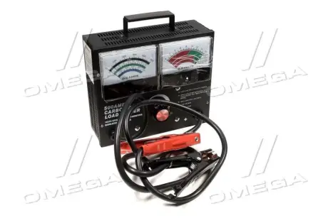 Тестер аккум. батарей 500Amp (навантажувальна вилка) ДК DK DK24-2050