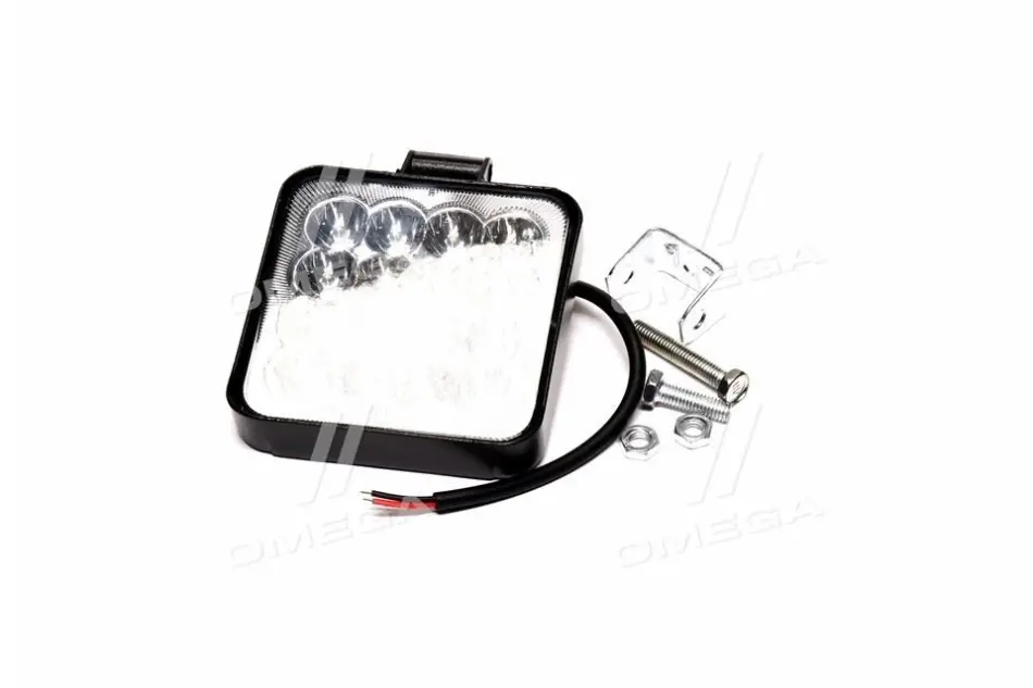 Фара LED квадратна 48W (16 діодів) (8.5см х 8.5см х 1.5см) 3D лінза Mini ДК DK DK3723 (фото 1)