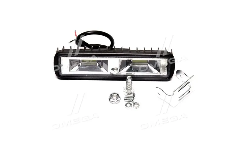 Фара LED прямокутна (chip COB) 48W 6000K (2 діоди) (15см х 4см х 4см) алюм. корп. ДК DK DK3724 (фото 1)