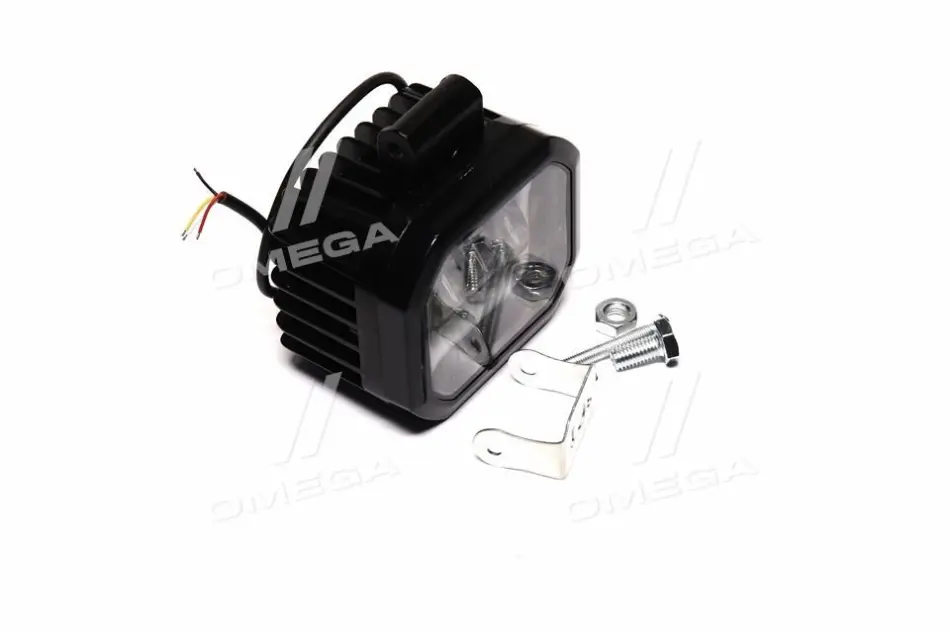 Фара LED СТГ квадратная 30W (+ LED кольцо) <ДК> DK DK3729 (фото 1)