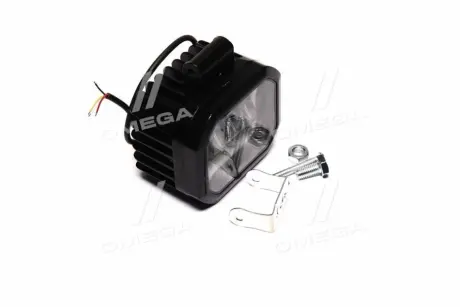Фара LED СТГ квадратная 30W (+ LED кольцо) <ДК> DK DK3729