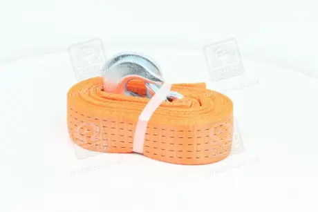 Трос буксирувальний 5т. 50мм. 5-6м. С-гак. Polyester. помаранчевий. ДК DK DK46-PE550/60