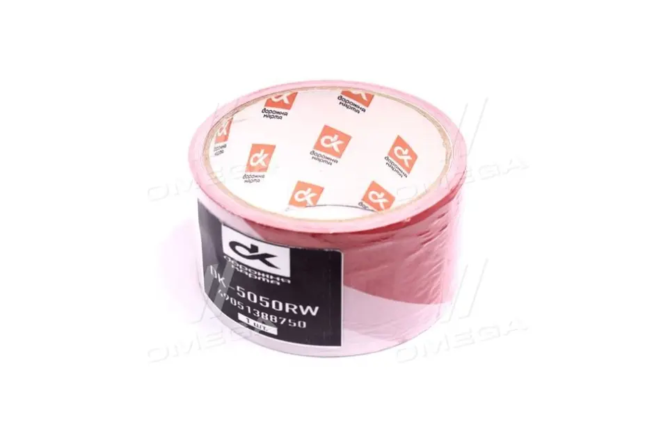 Лента сигнальная, красно-белая 50х50 м. <ДК> DK DK5050RW (фото 1)