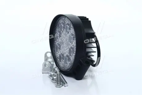 Фара LED кругла 24W, 8 ламп, 110 * 128мм, широкий промінь <ДК> DK DKB224WAFL