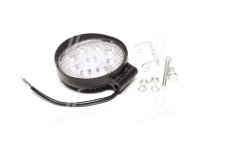 Фара LED додаткова 12/24V/27W (9 діодів) (кругла) 110х128мм СТАНДАРТ <ДК> DK DKB227W01STD