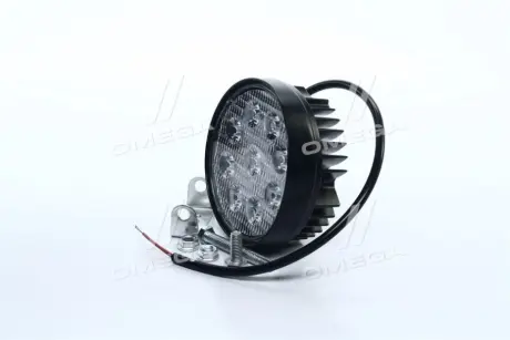 Фара LED кругла 27W. 9 ламп. 110 - 128мм. вузький промінь ДК DK DK B2-27W-B SL