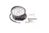 Фара LED круглая 42W, 14 ламп, 116*137,5мм, широкий луч <ДК> DK DK B2-42W-B FL (фото 1)