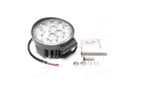 Фара LED круглая 42W, 14 ламп, 116*137,5мм, широкий луч <ДК> DK DK B2-42W-B FL