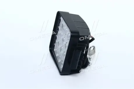 Фара LED прямокутна 48W. 16 ламп. 110 - 164мм. широкий промінь ДК DK DK B2-48W-A FL