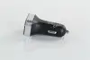 Автомобільний зарядний пристрій 2USB (12 - 24V - 5V 2.4A). LED Display. чорне ДК DK DKCT04B (фото 1)