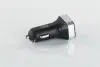 Автомобільний зарядний пристрій 2USB (12 - 24V - 5V 2.4A). LED Display. чорне ДК DK DKCT04B (фото 3)