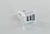 Автомобільний зарядний пристрій 2USB (12 - 24V - 5V 2.4A). LED Display. біле ДК DK DKCT04W (фото 4)