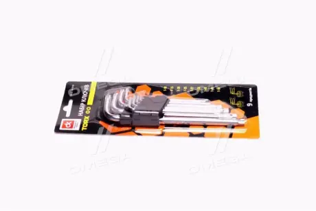 Набір ключів TORX 9 пр.. Т10-50. L = 180 мм ДК DK DKST34918