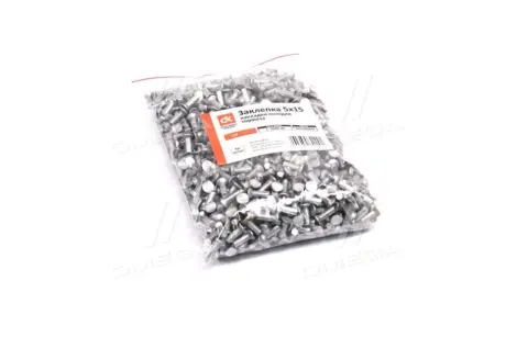 Заклепка 5х15 накладки колодки тормоза ГАЗ (1кг - 1075 шт) <ДК> DK Г10300805Х15