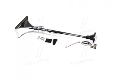 Сигнал дудка 1шт метал 640мм 24V, прямоугольный <ДК> DK SL1004