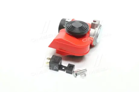 Сигнал улитка Nautilus mini красный 12V <ДК> DK SL-1045R