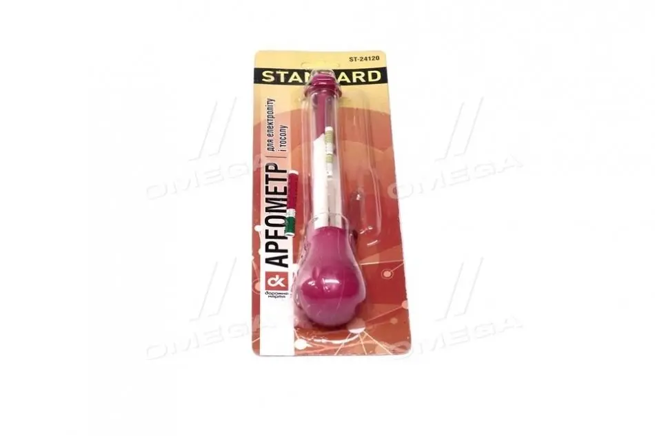 Ареометр для электролита и тосола (блистер) STANDARD <ДК> DK ST24120 (фото 1)