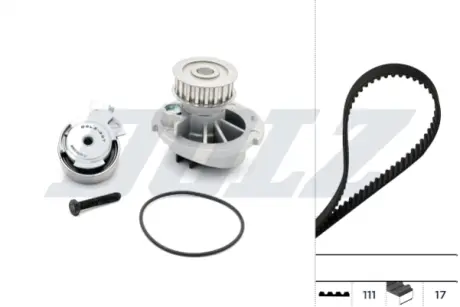 Водяной насос + комплект зубчатого ремня DOLZ KD024