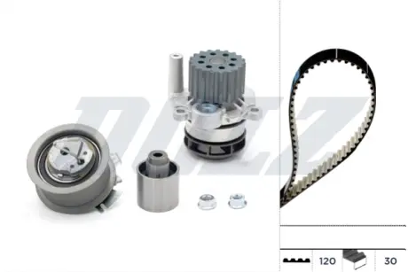 Водяной насос + комплект зубчатого ремня DOLZ KD036