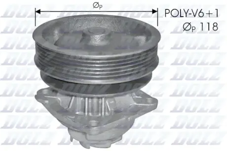 A_Помпа Dolz CITROEN/FIAT/PEUGEOT Jumpy/Scudo/Expert "1,6 "95-00 DOLZ S224